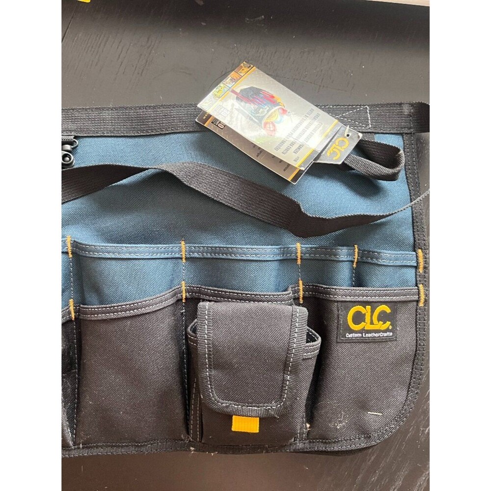 Bucket Organizer - blue and black  30 pocket